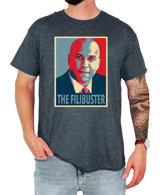 Cory Booker The Filibuster Shirt, Senator Cory Booker Tee, The Filibuster Booker T-Shirt, Cory Booker 2028 Unisex Classic Shirt