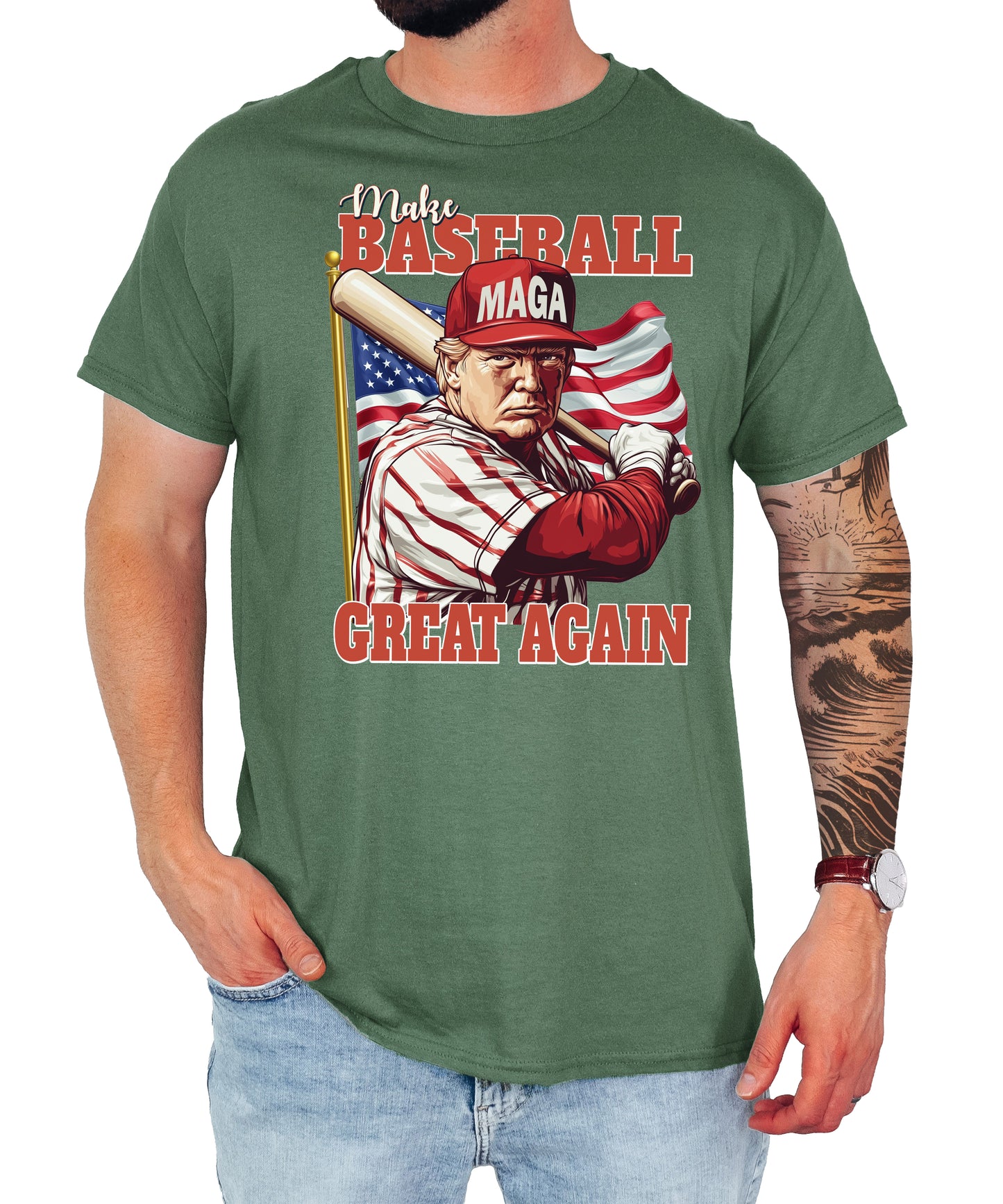 Make Baseball Great Again Unisex classic tee