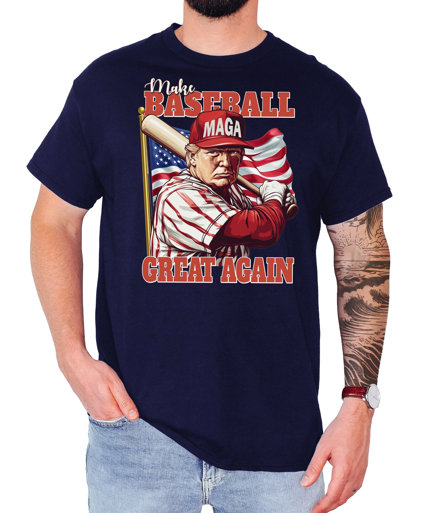 Make Baseball Great Again Unisex classic tee