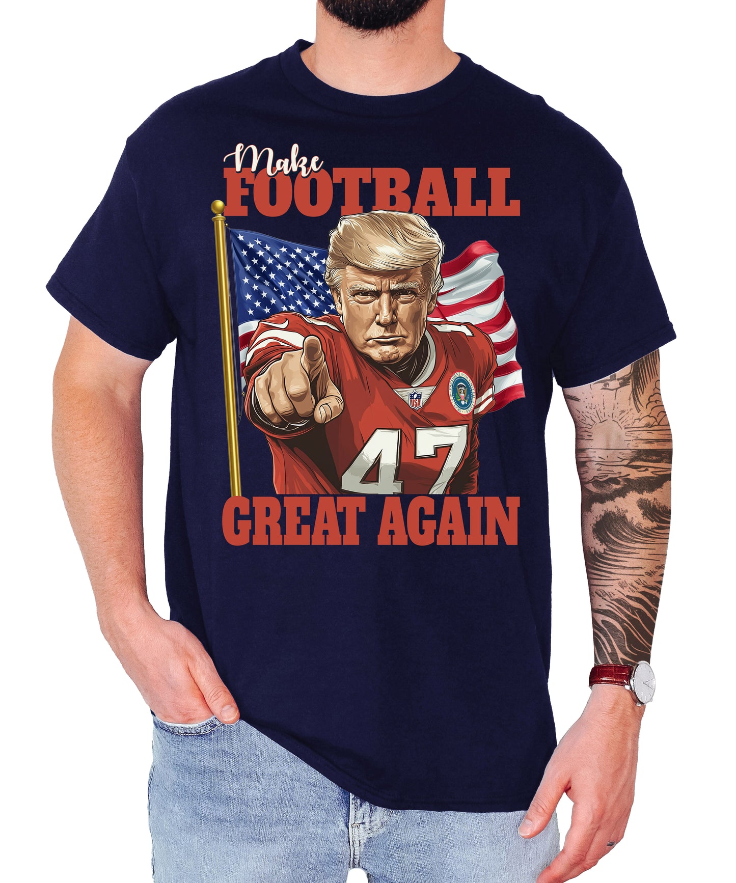 Trump Make Football Great Again Unisex Classic Shirt