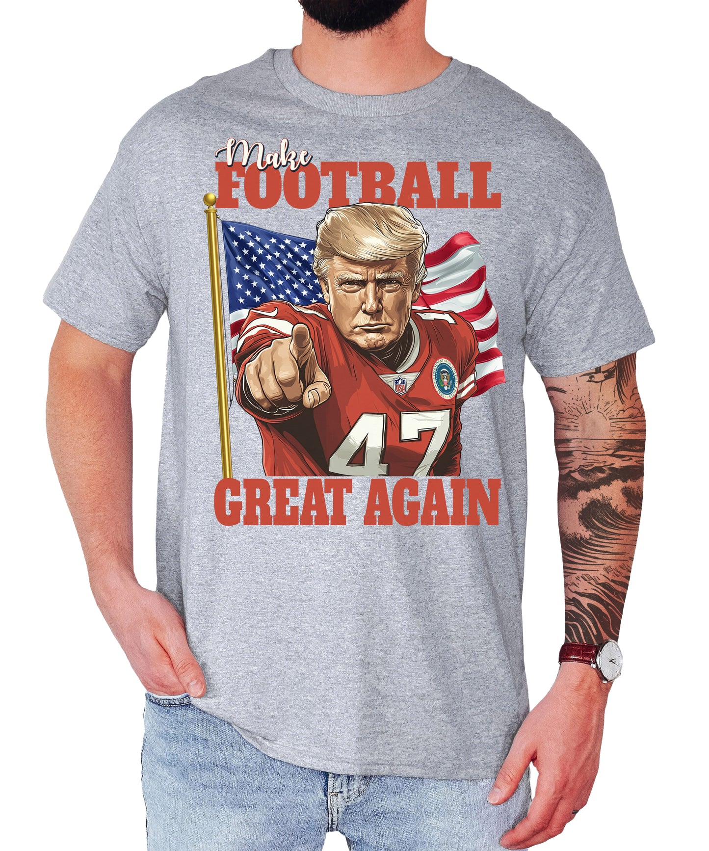 Trump Make Football Great Again Unisex Classic Shirt