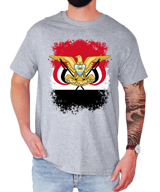 The Emblem of Yemen Shirt, Stand with Yemen Tee, Yemen Golden Eagle of Saladin Unisex classic tee