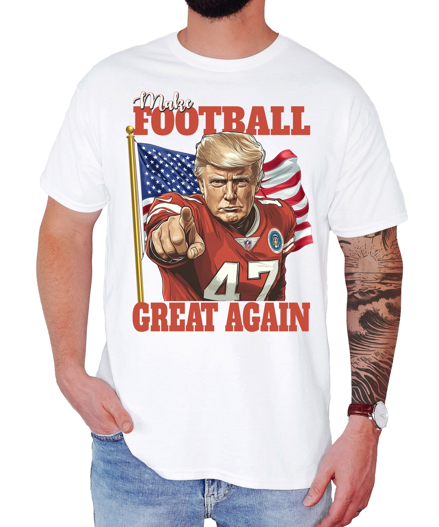 Trump Make Football Great Again Unisex Classic Shirt